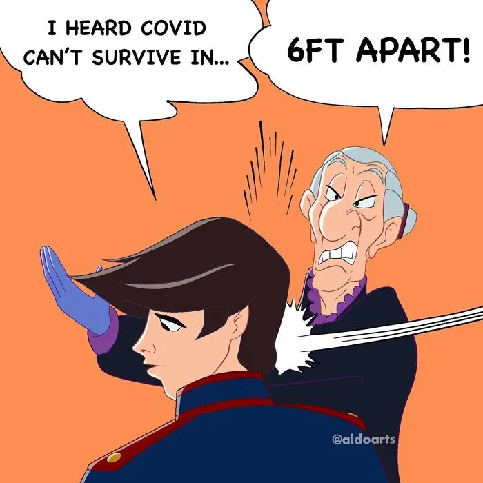 This Artist Imagined What Would Happen If Coronavirus Hit Disney World (33 Pics)