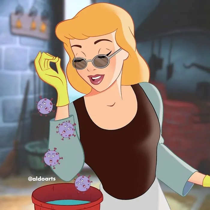 This Artist Imagined What Would Happen If Coronavirus Hit Disney World (33 Pics)