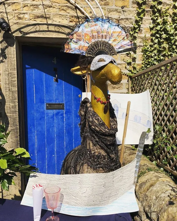 Gloria Has Transported To A Masquerade Ball In Venice