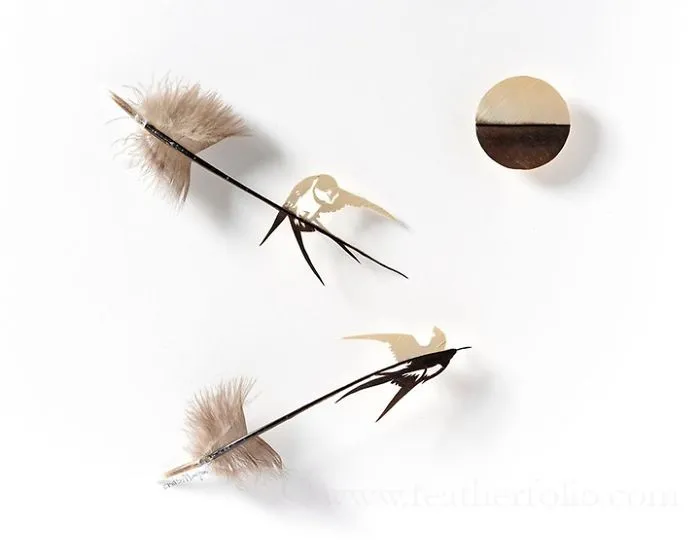I Hand-Carve Feathers Into Intricate Designs Using Scalpels And Eye Surgery Scissors (30 New Pics)
