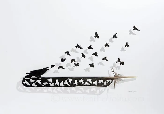 I Hand-Carve Feathers Into Intricate Designs Using Scalpels And Eye Surgery Scissors (30 New Pics)