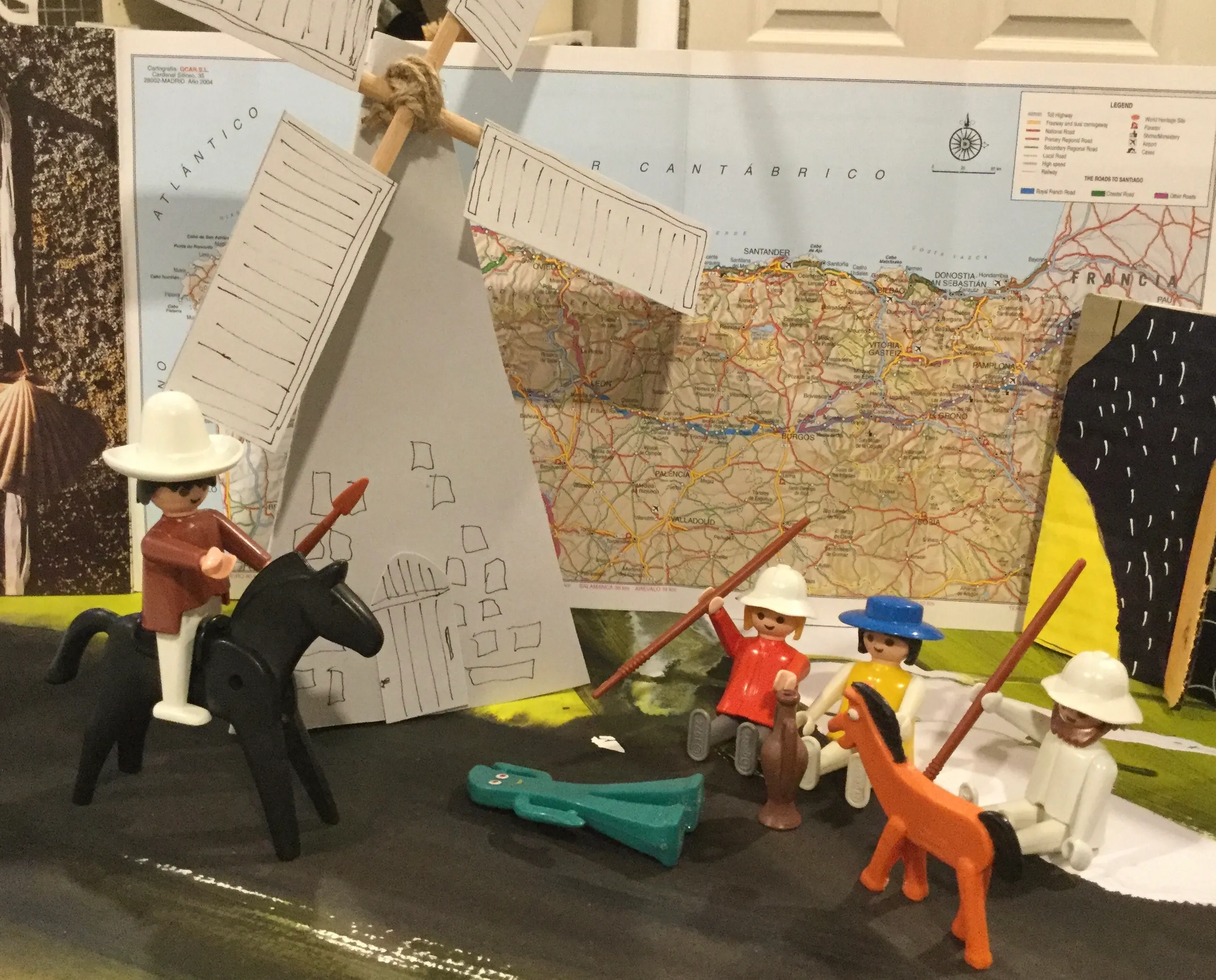 I Make 3dcollage Vignettes Of The Adventures Of Gumby And Pokey For Covid-19 Relief