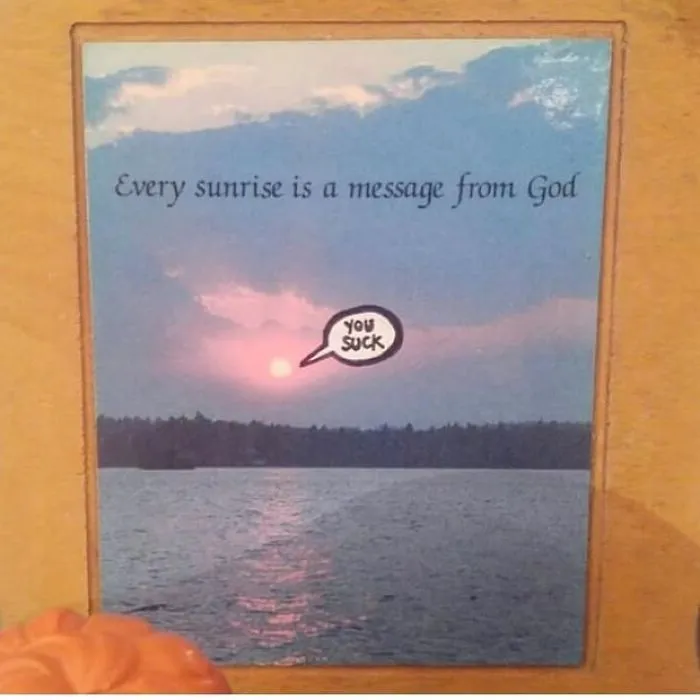 A Message From God