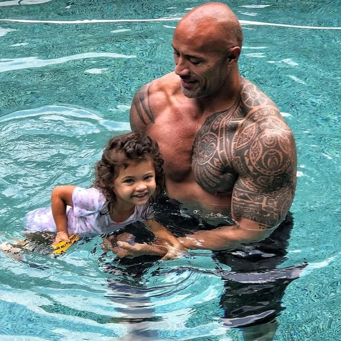 The Time He Was His Daughter's Swimming Instructor