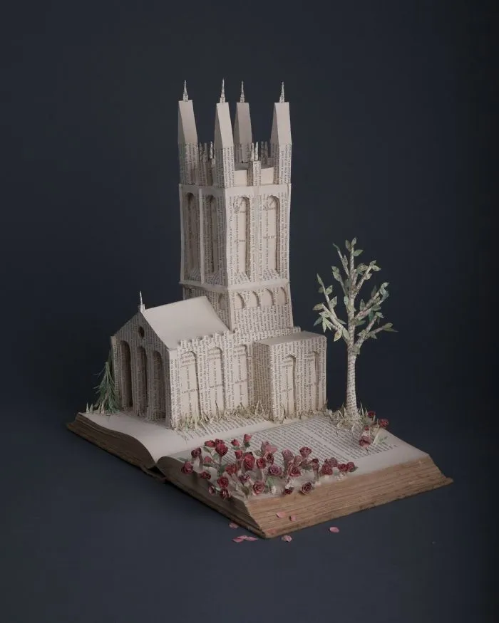 Artist Illustrates The Stories Of Books With Beautifully Crafted Figures (23 Pics)