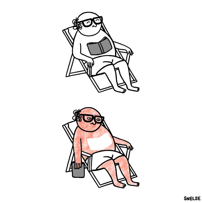 Sunbathing