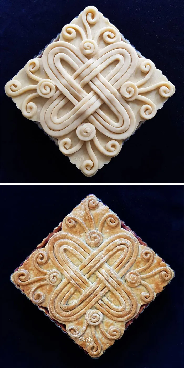 Esta pastelera muestra fotos de antes y despues de hornear sus pasteles con hojaldre, y el resultado es demasiado hermoso para comérselo (35 nuevas fotos)
