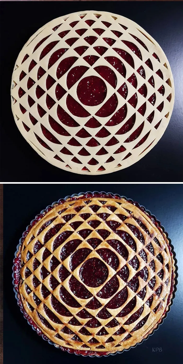 German Baker Shows Before & After Pics Of Pie Crust Designs That Look Too Good To Eat