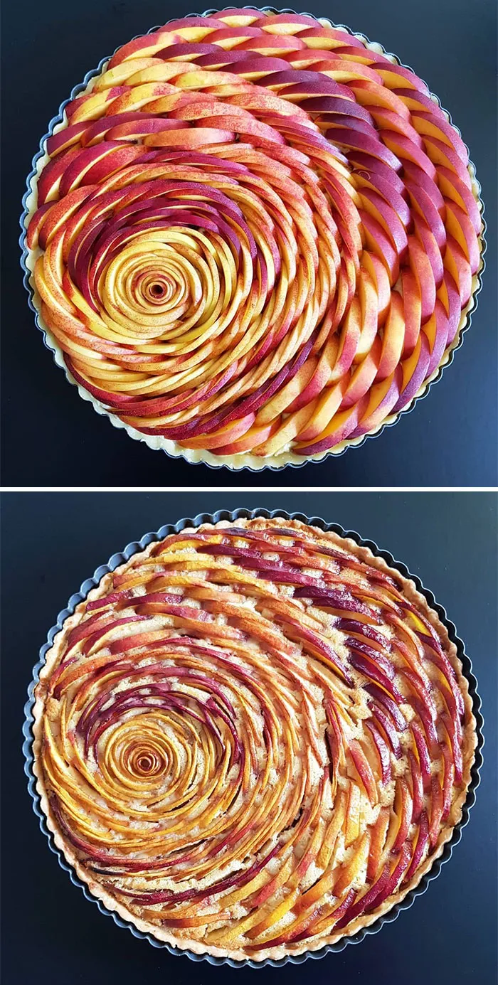 German Baker Shows Before & After Pics Of Pie Crust Designs That Look Too Good To Eat