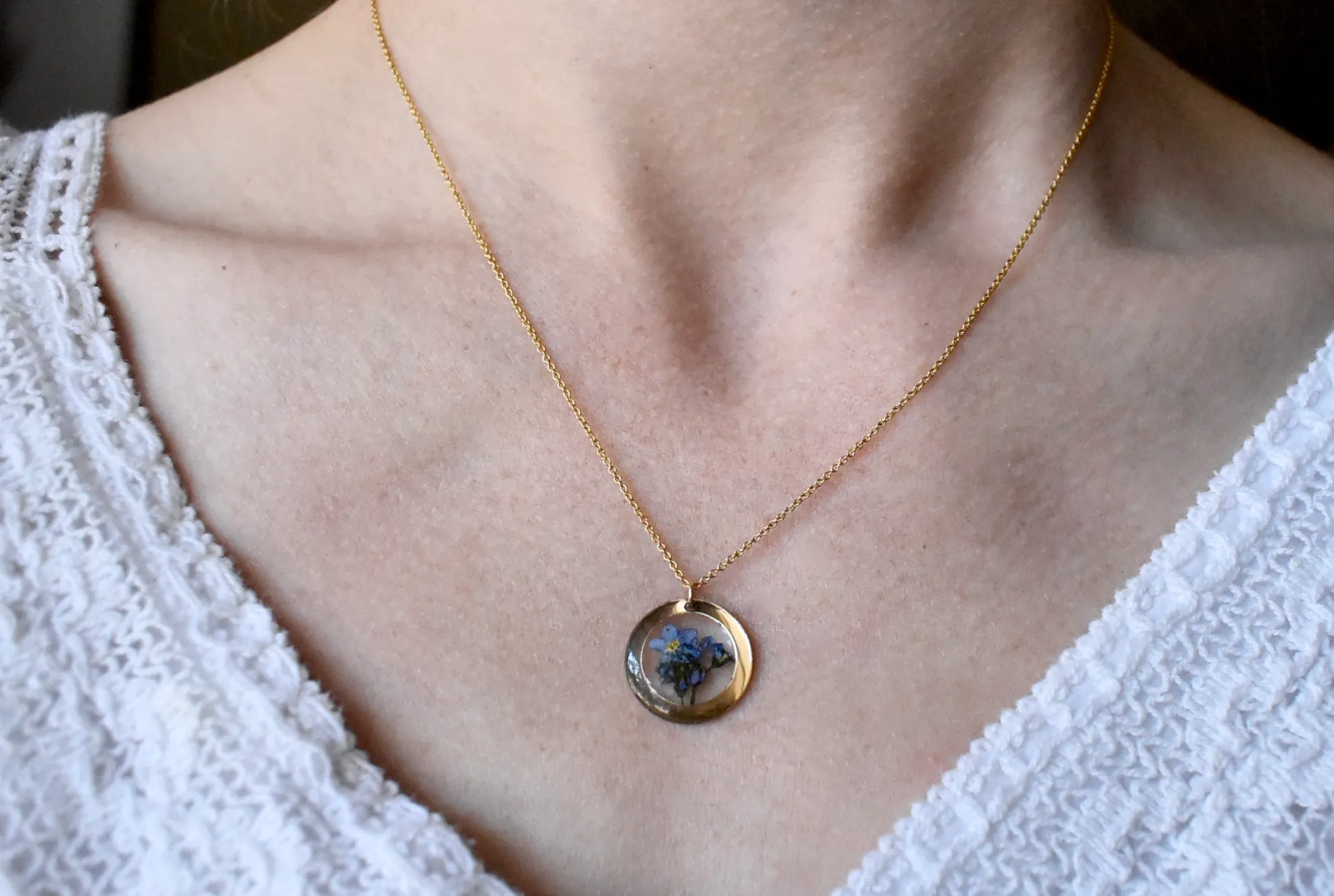 I Preserve Tiny Flowers In Delicate Pieces Of Jewelry