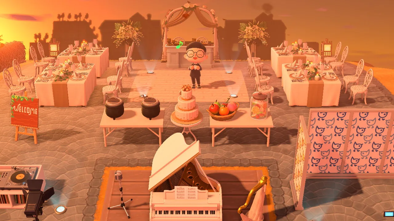 My Animal Crossing Wedding Island