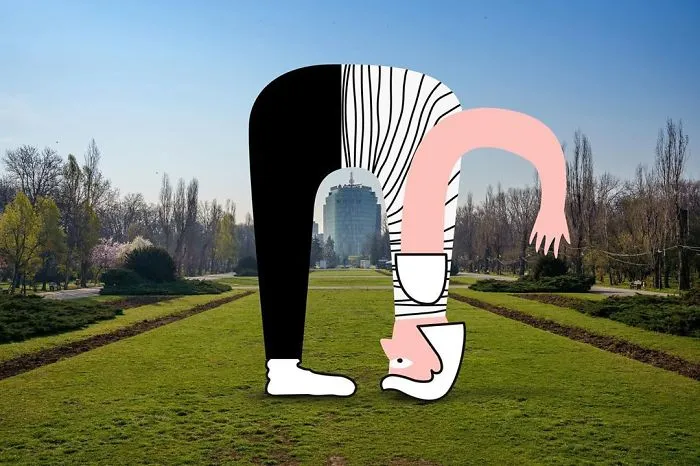 We Gave Local Illustrators Our Pictures Of The Empty City And Asked Them To Add Their Own Touch (24 Pics)