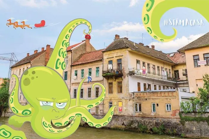 We Gave Local Illustrators Our Pictures Of The Empty City And Asked Them To Add Their Own Touch (24 Pics)