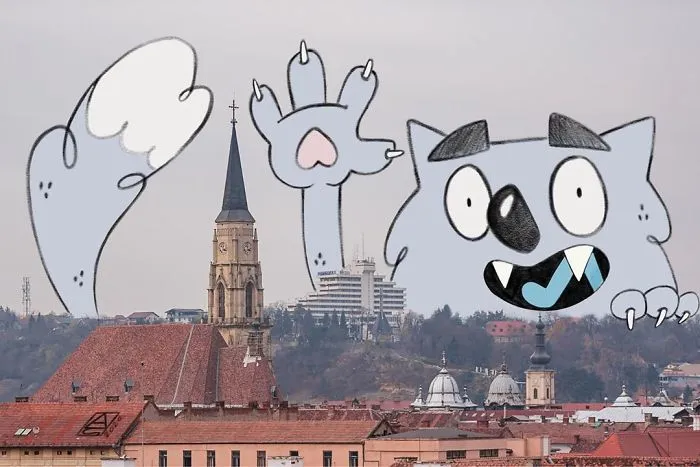 We Gave Local Illustrators Our Pictures Of The Empty City And Asked Them To Add Their Own Touch (24 Pics)