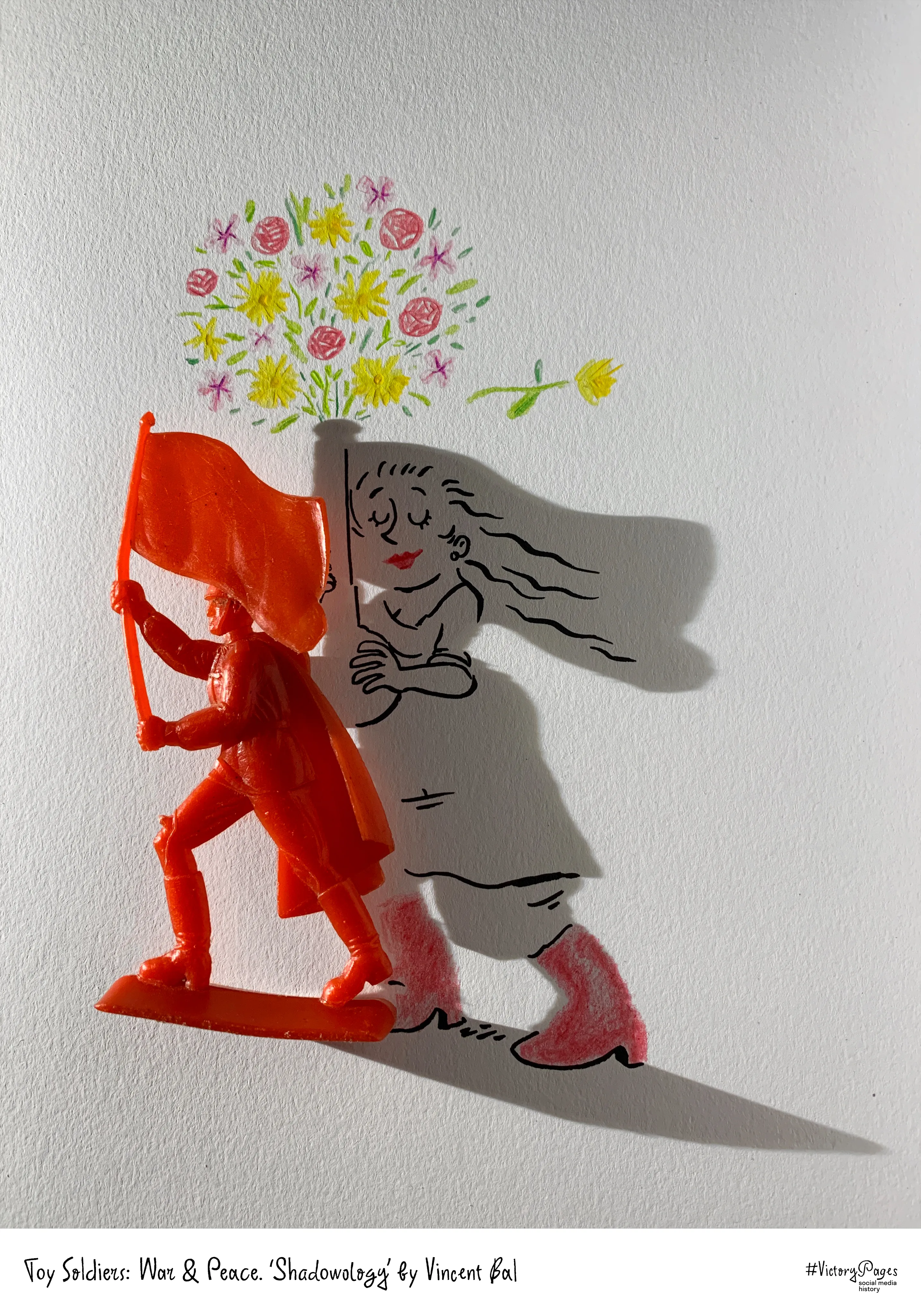 Belgian Inventor Of Shadowology Creates Moving Tribute To Mark 75 Years Since Allied Victory In World War II