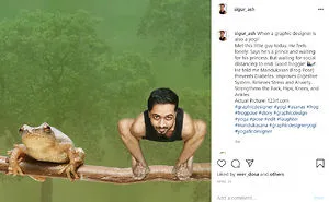 When Pandemic Hits, I Do Yoga & Make Posts On 'When A Graphic Designer Is Also A Yogi'