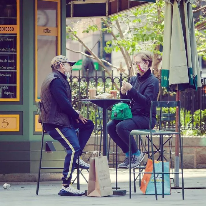 Sun, Coffee, Love, Laughter, COVID-19 Style