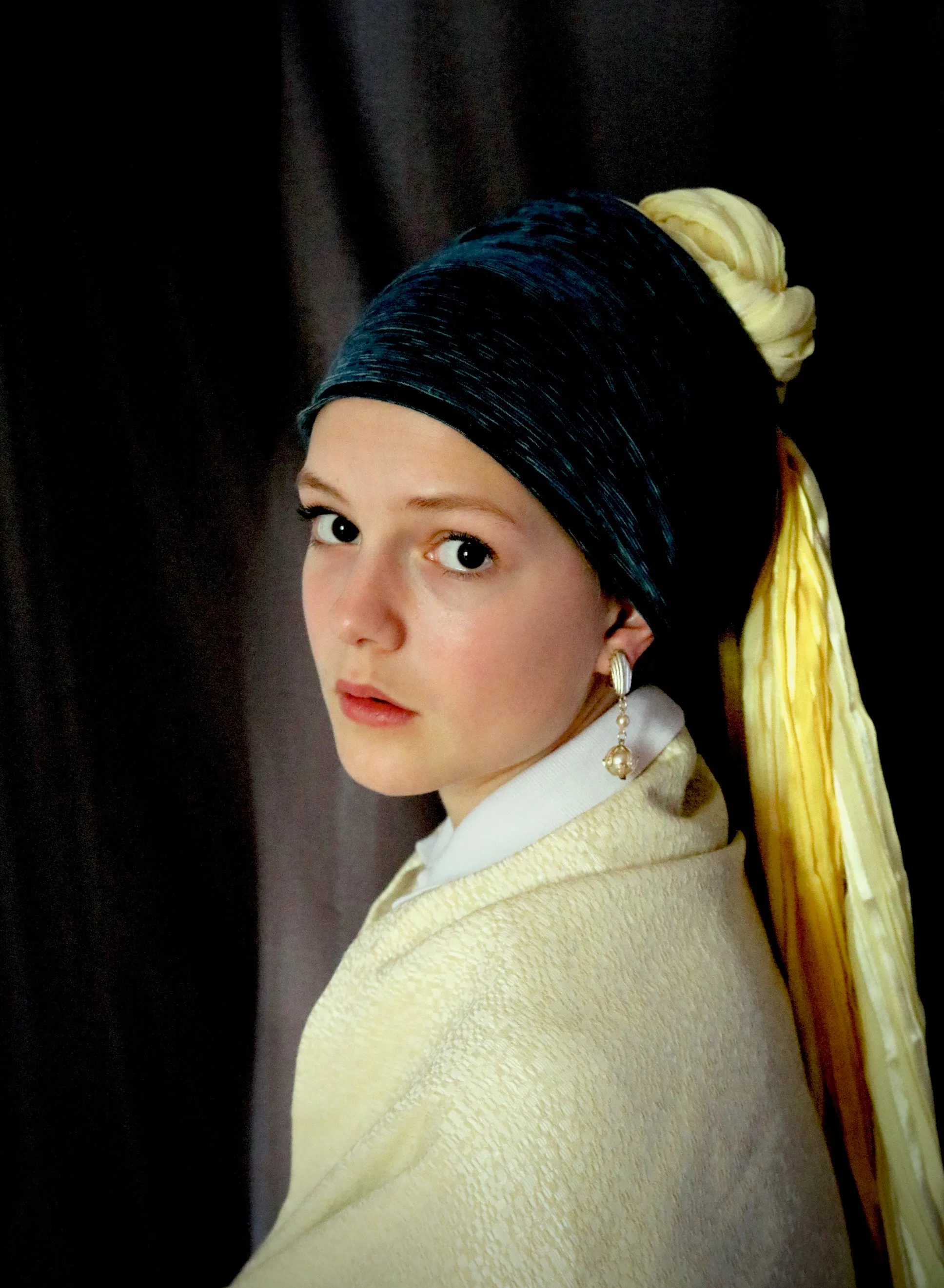 A Quarantined Girl With A Pearl Earring