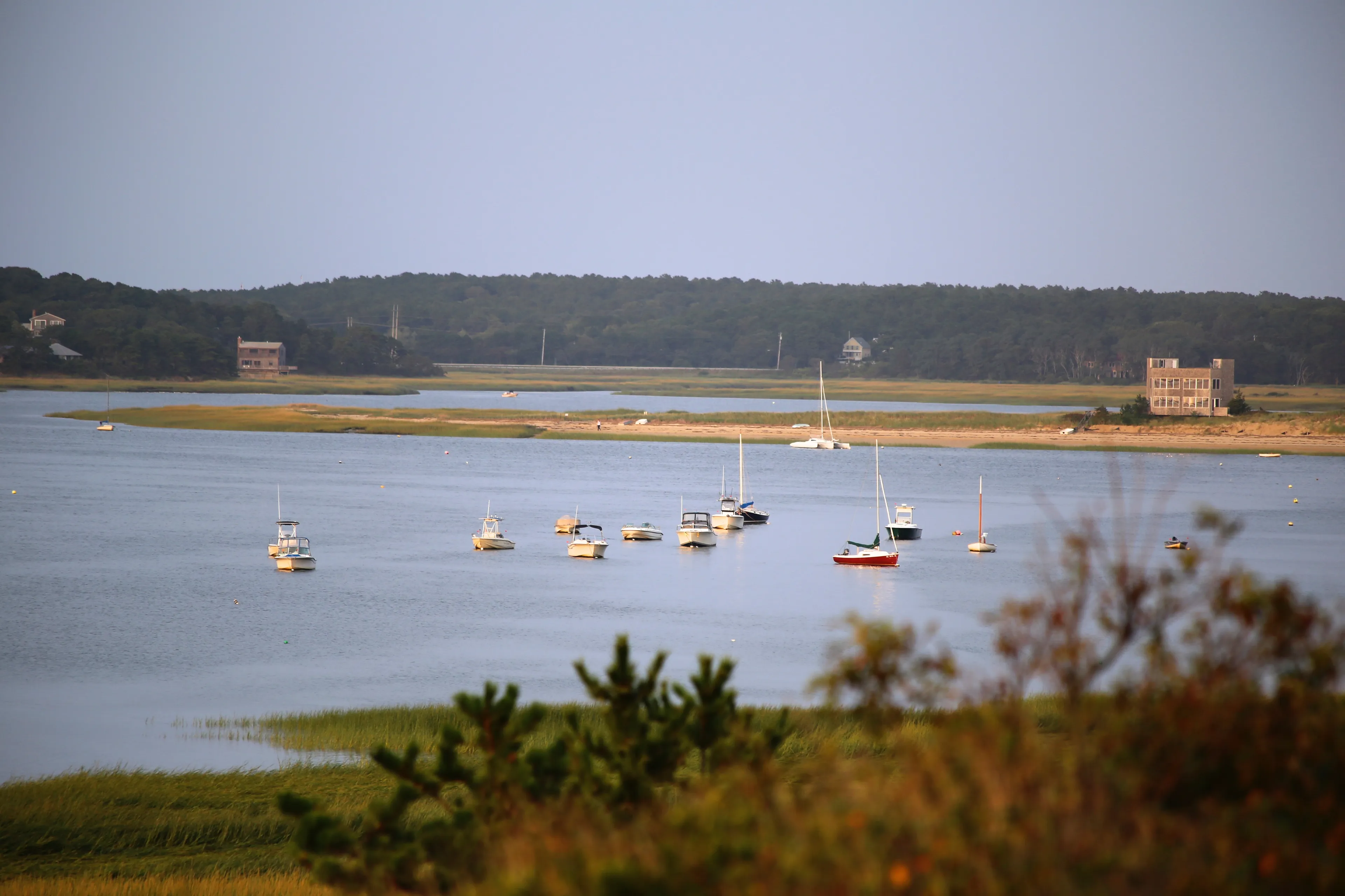 Boats Moored At Loagy Bay