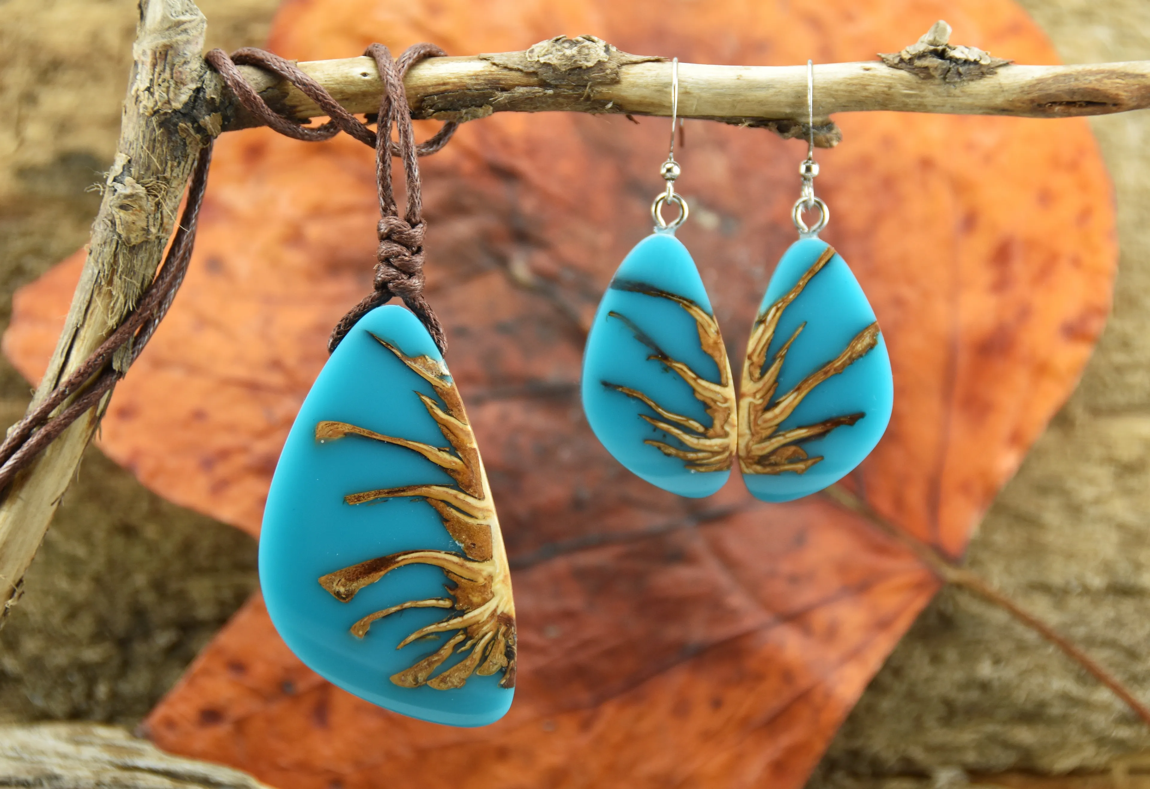 I Made This Jewellery Out Of Pinecone And Epoxy Resin. It's Always A Pleasure To Make Someone Happy.