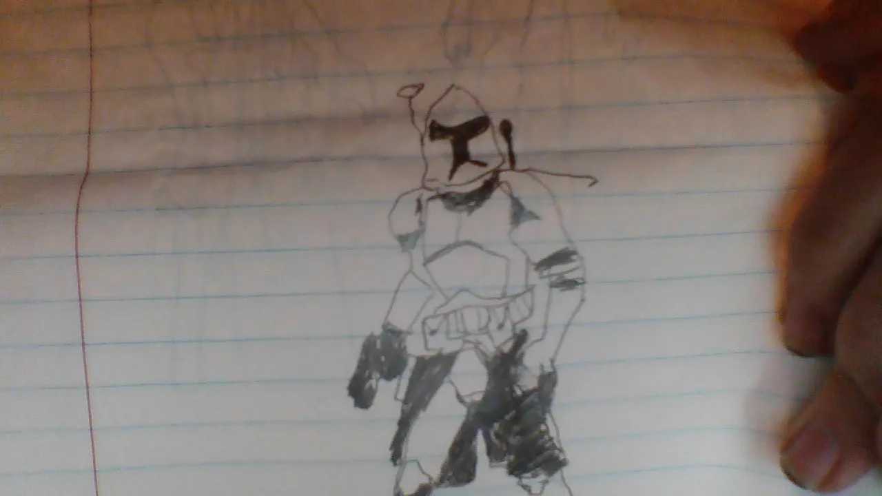 Evolution Of Blood Legion Standard Trooper,commander Hunter,and Jedi/Lord Sith Falcon.