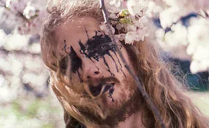 I Photographed My Friends In Corpsepaint And Pink Sakura Flowers On 35mm