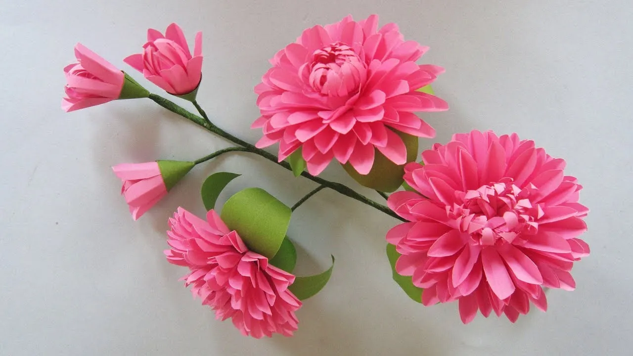 Flower Making With Paper