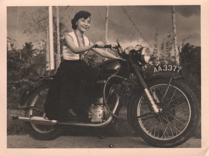 Posing With A Bike