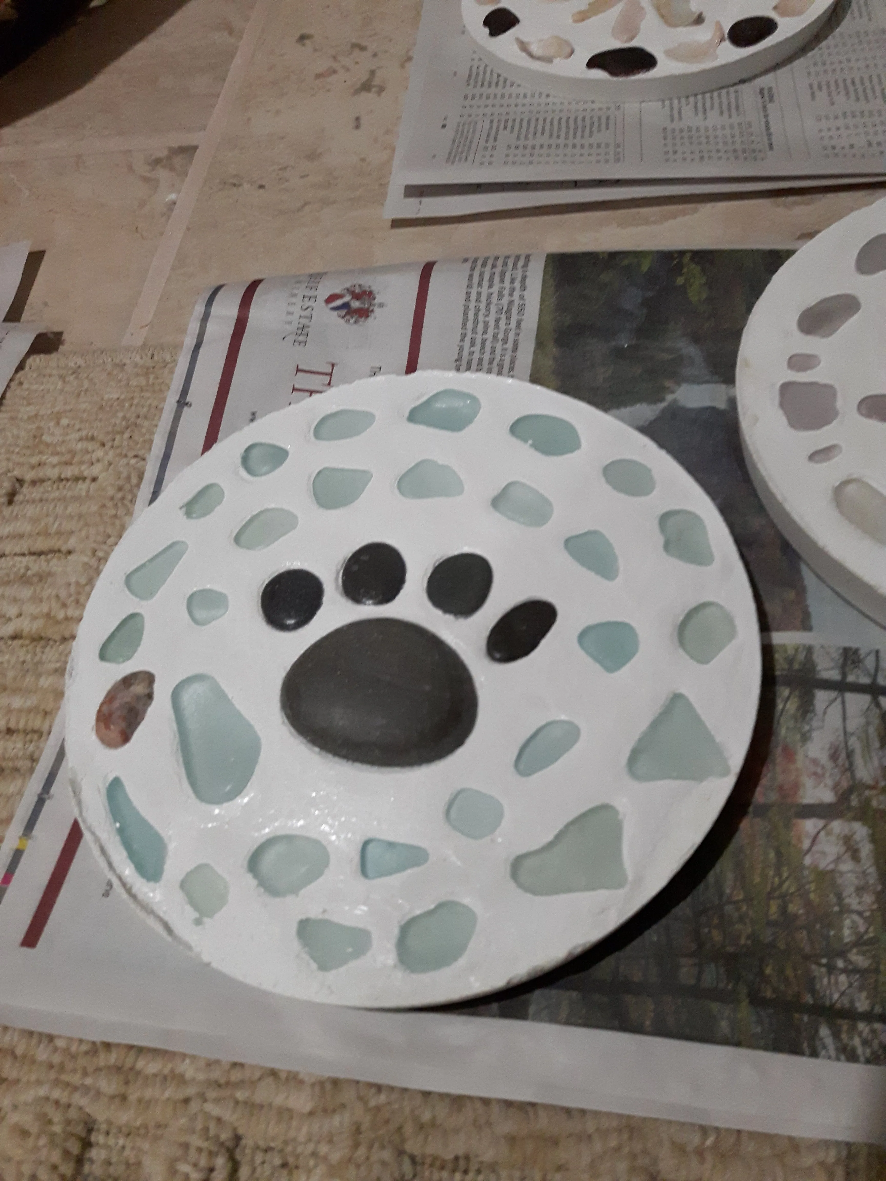 Handmade Garden Decor From Beachcombing Finds