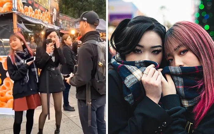 This Photographer Surprises Strangers With Photoshoots And Captures Their Stunned Reactions Afterward (32 Pics)