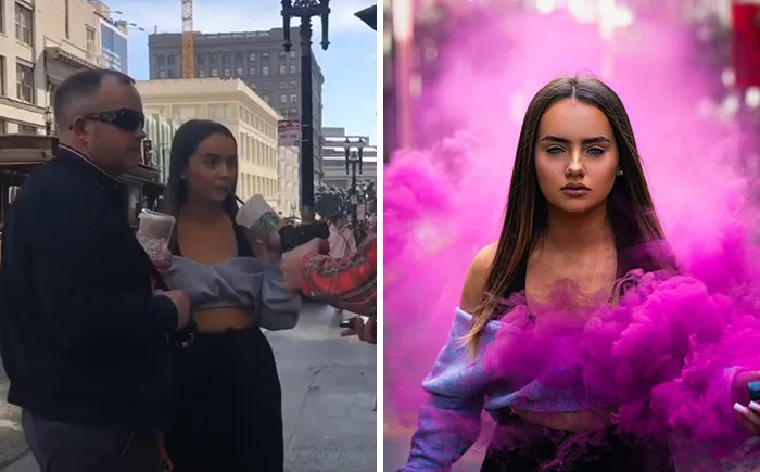 This Photographer Surprises Strangers With Photoshoots And Captures Their Stunned Reactions Afterward (32 Pics)