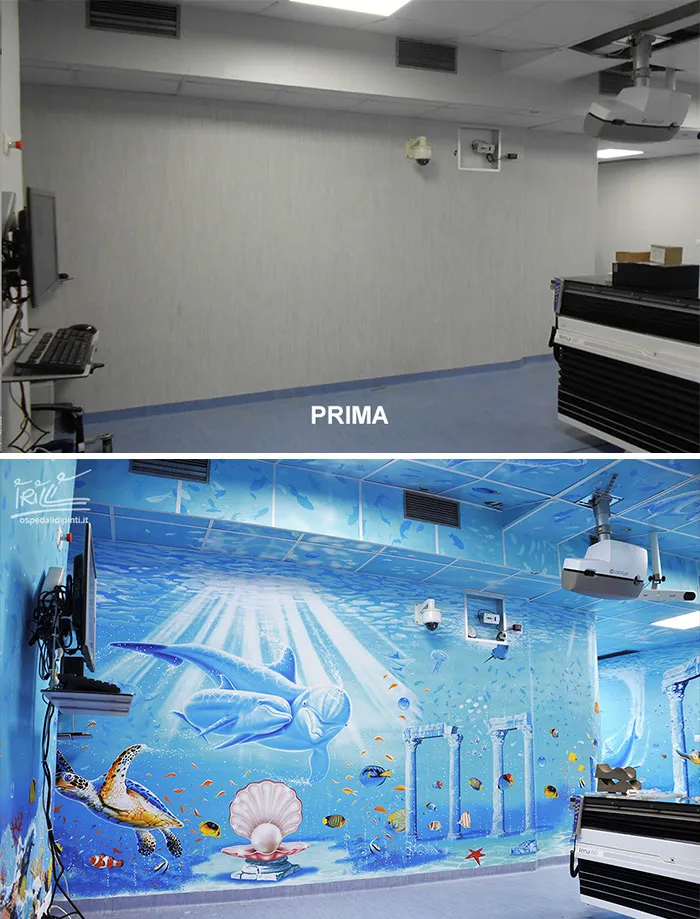 30 Pics Of Italian Artist's Beautiful Hospital Murals That Help Children And Adults Alike