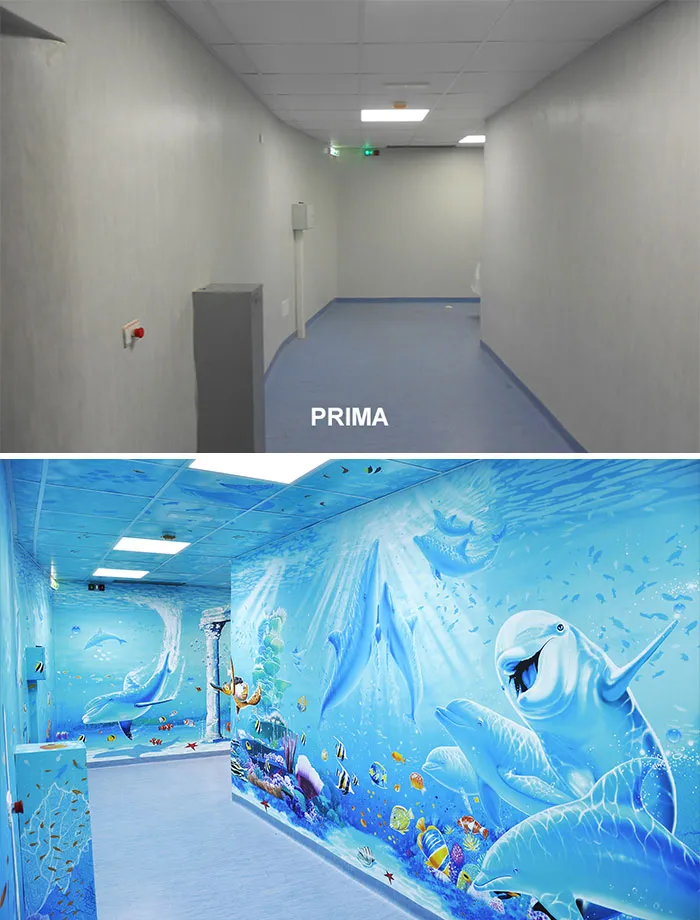 30 Pics Of Italian Artist's Beautiful Hospital Murals That Help Children And Adults Alike