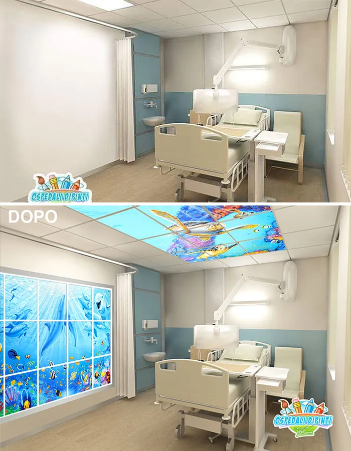 30 Pics Of Italian Artist's Beautiful Hospital Murals That Help Children And Adults Alike