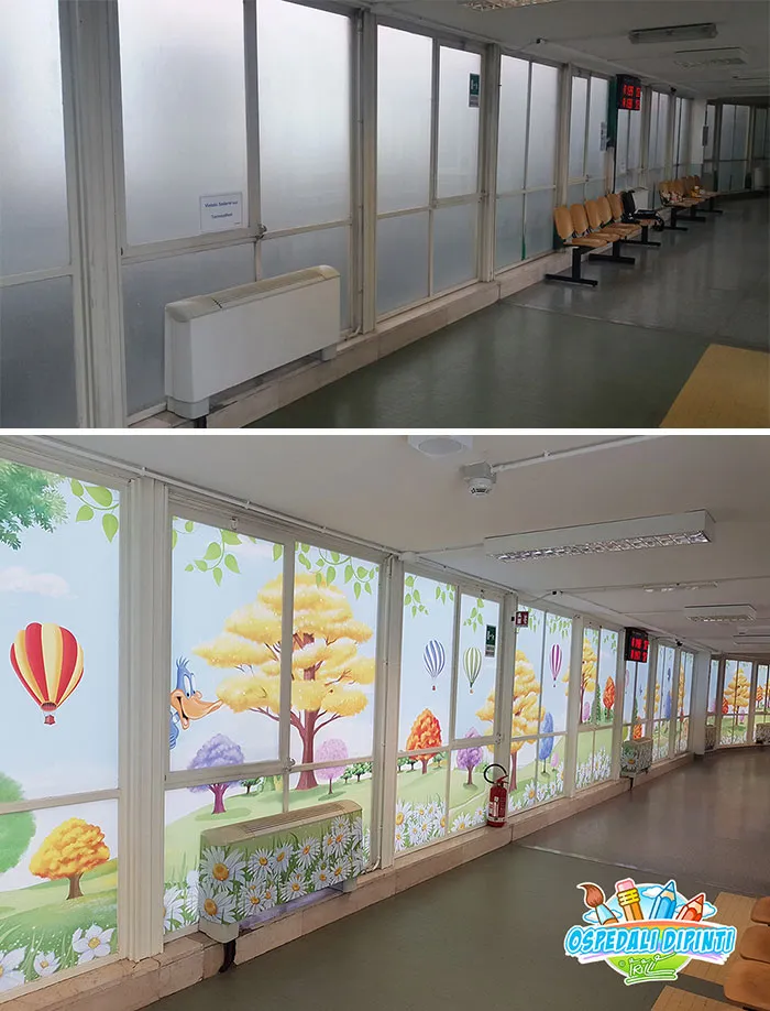 30 Pics Of Italian Artist's Beautiful Hospital Murals That Help Children And Adults Alike