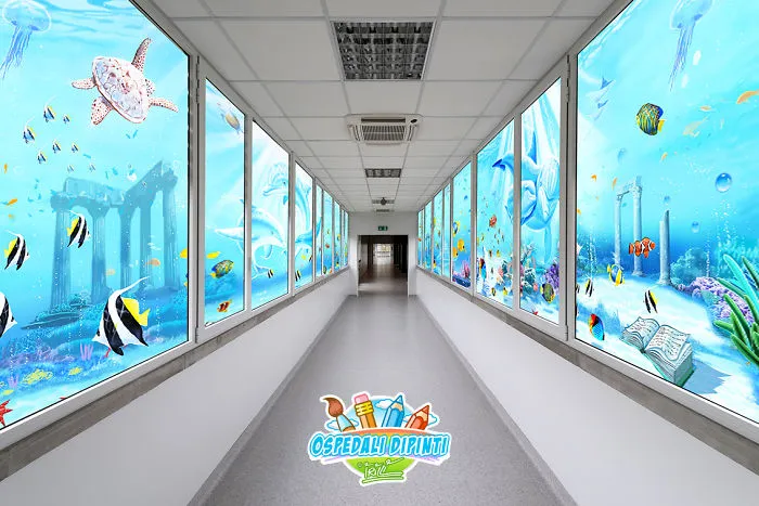 30 Pics Of Italian Artist's Beautiful Hospital Murals That Help Children And Adults Alike