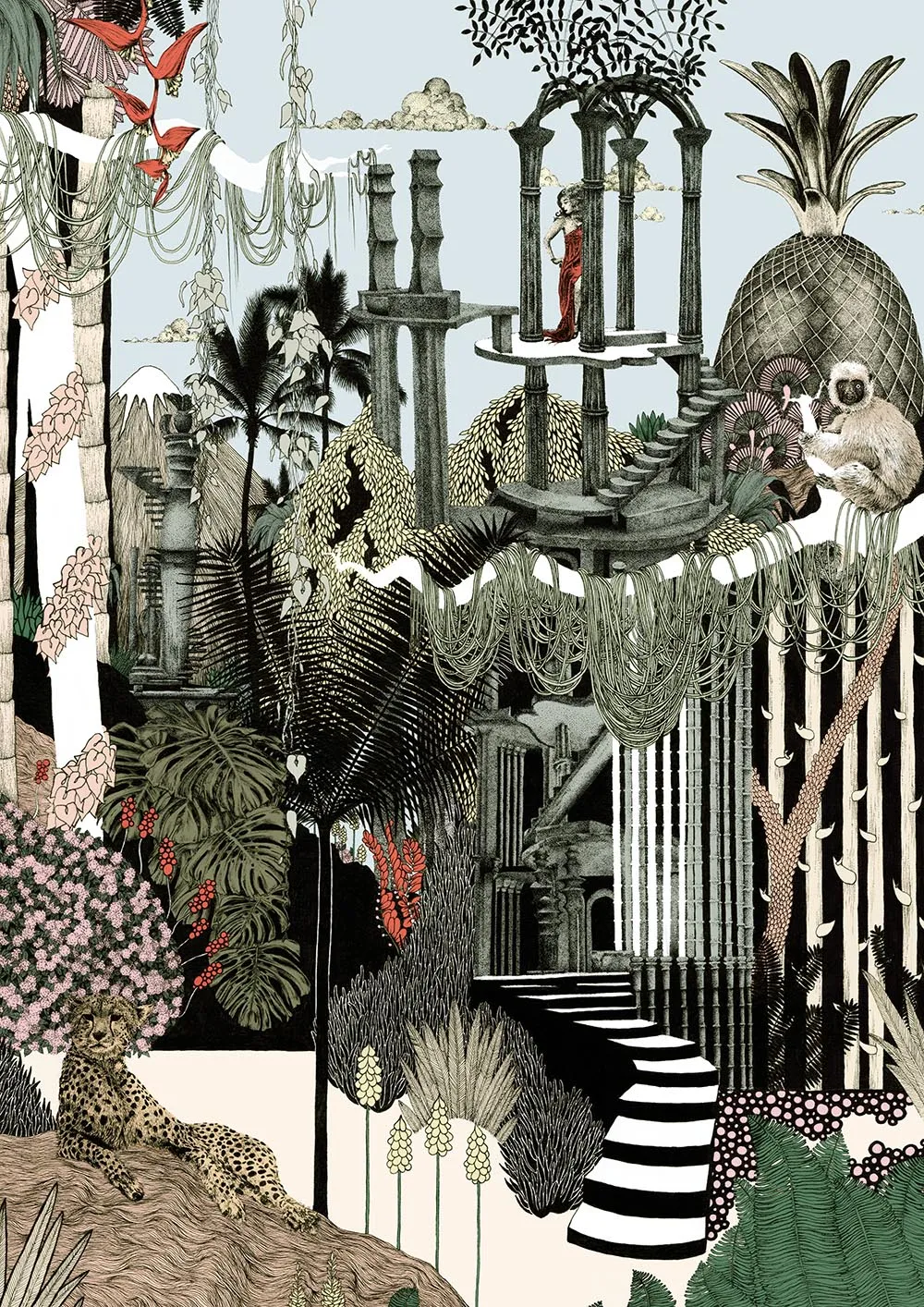 I Spent 100's Of Hours Creating Other Worldly Illustrations Made Up Of Thousands Of Dots And Lines To Create Worlds To Escape Into