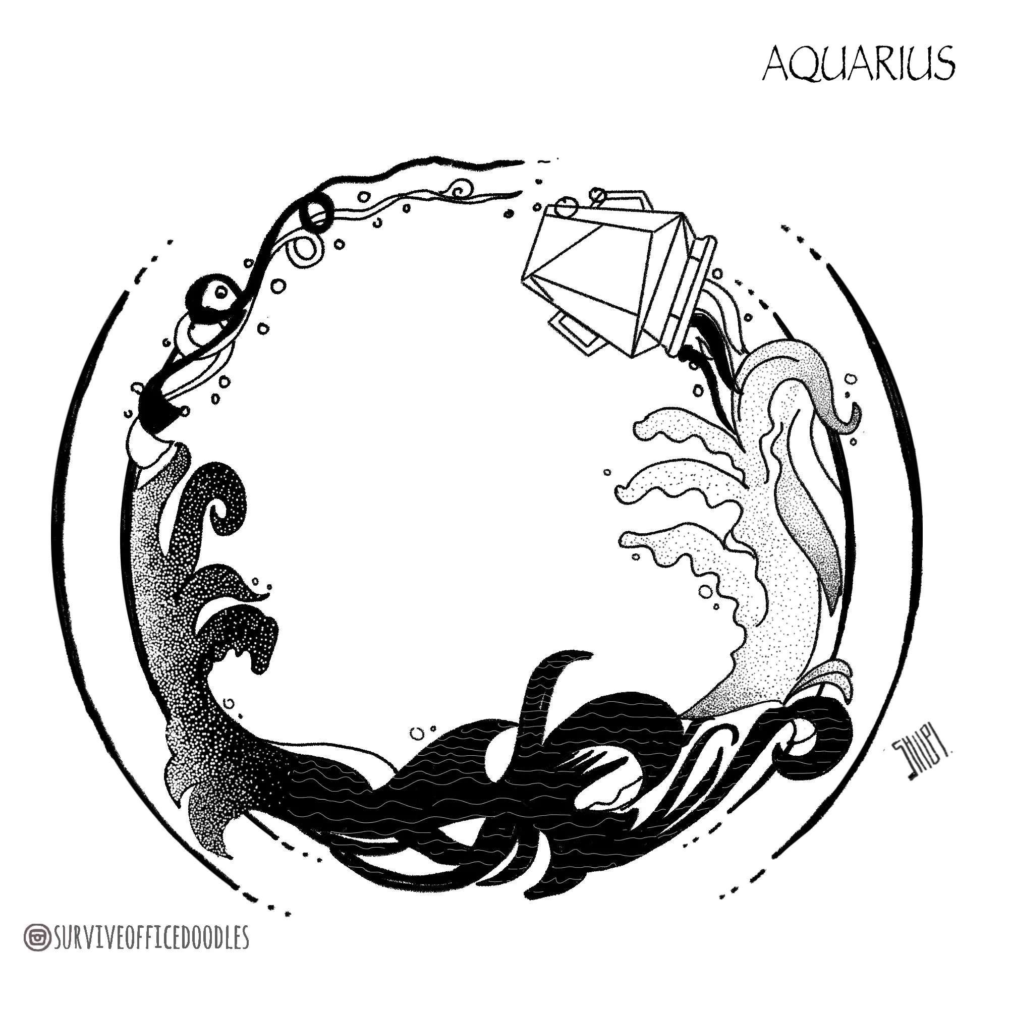 I Reimagined Zodiacs As Tattoos With A Hint Of Dark