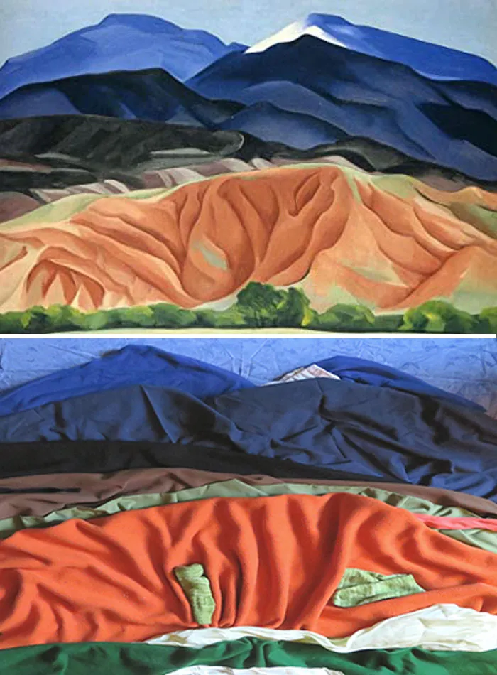 Georgia O'keeffe Paisaje de Black mesa en Nuevo México