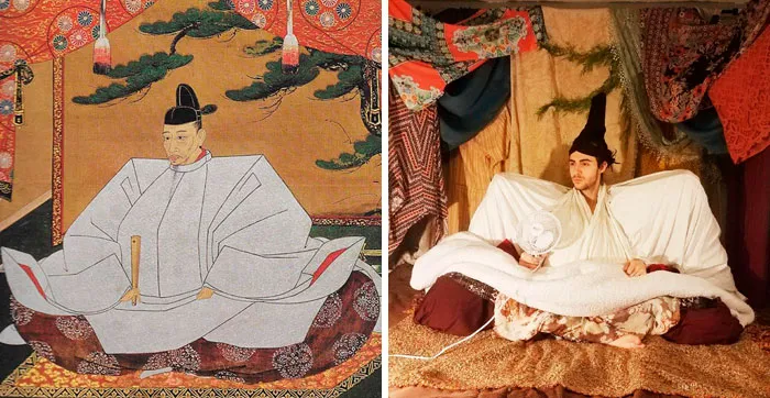 Retrato de Toyotomi Hideyoshi, por Kano Mitsunobu