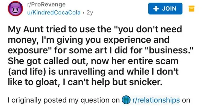 Aunt Offers Exposure Instead Of Payment But Her Niece Doesn't Give Up, Uncovers Her Major Scam That Destroys Her Career And Marriage
