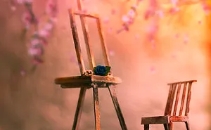 I Am Adding A Touch Of Fine Art To My Hand Made Miniatures.