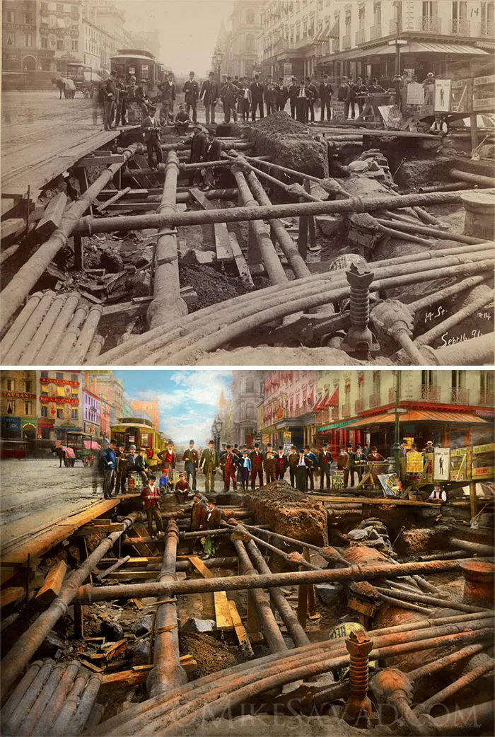 Pipe Maze, 1891