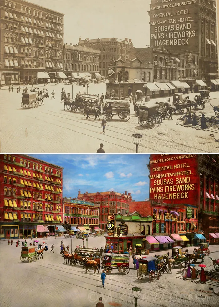 The Future Site Of The Flatiron Building, 1890