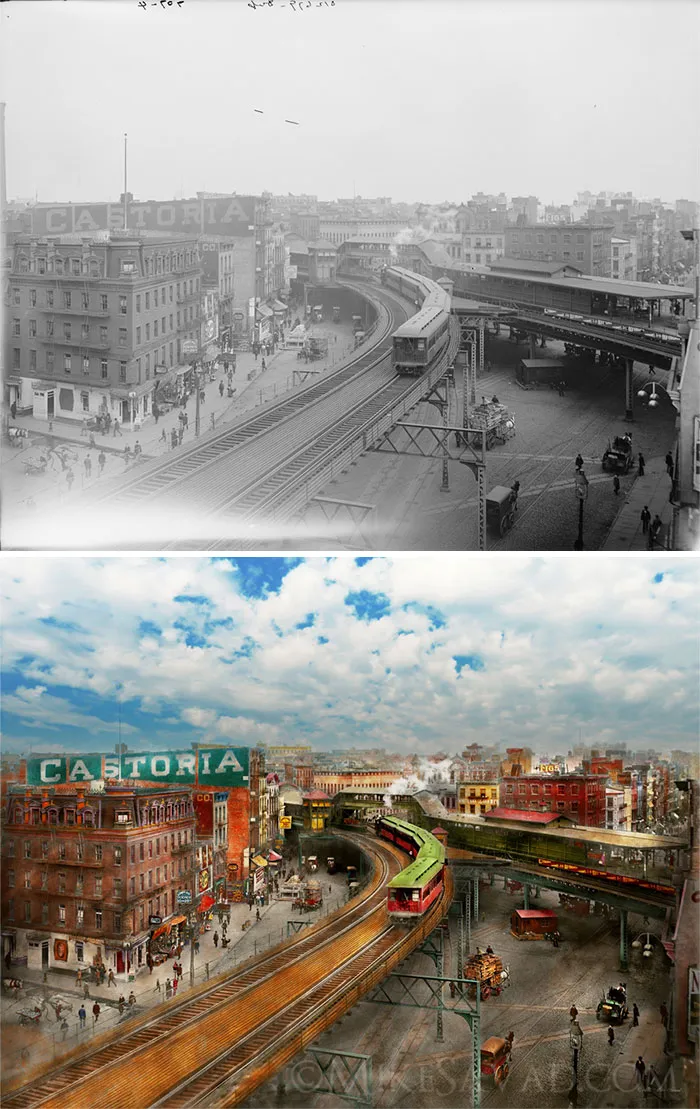 Chatham Square, 1900