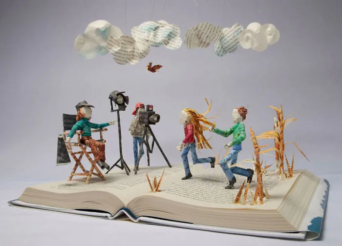 Artist Illustrates The Stories Of Books With Beautifully Crafted Figures (23 Pics)