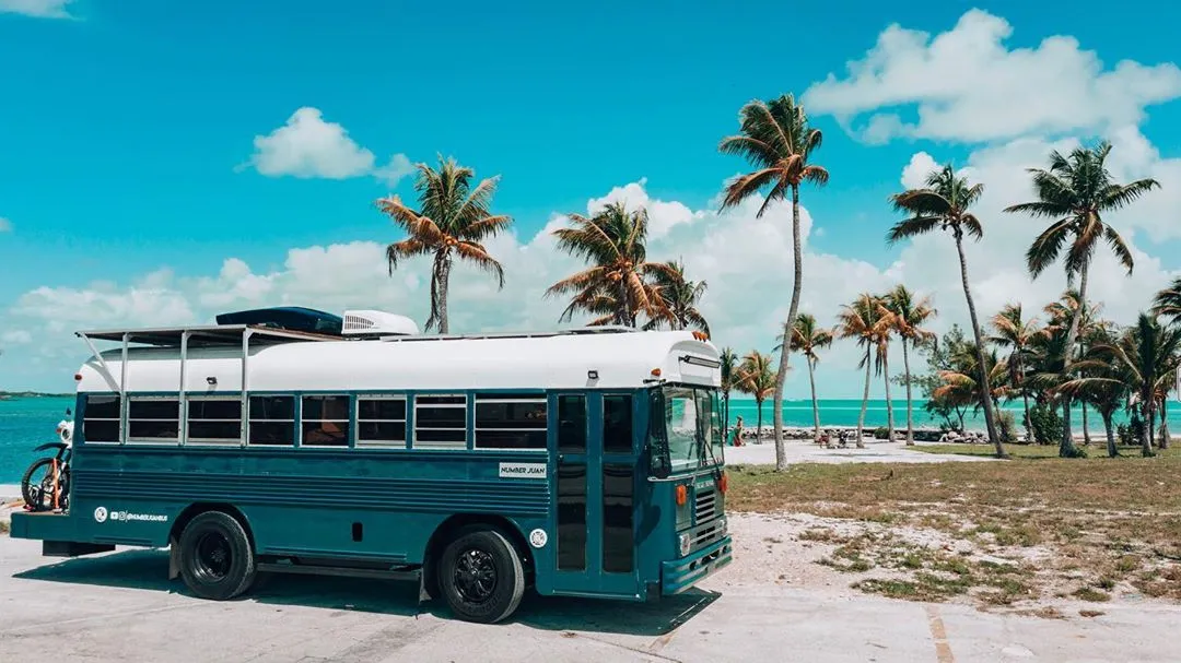 Beautiful DIY School Bus Conversion -With Clever Design Hacks.