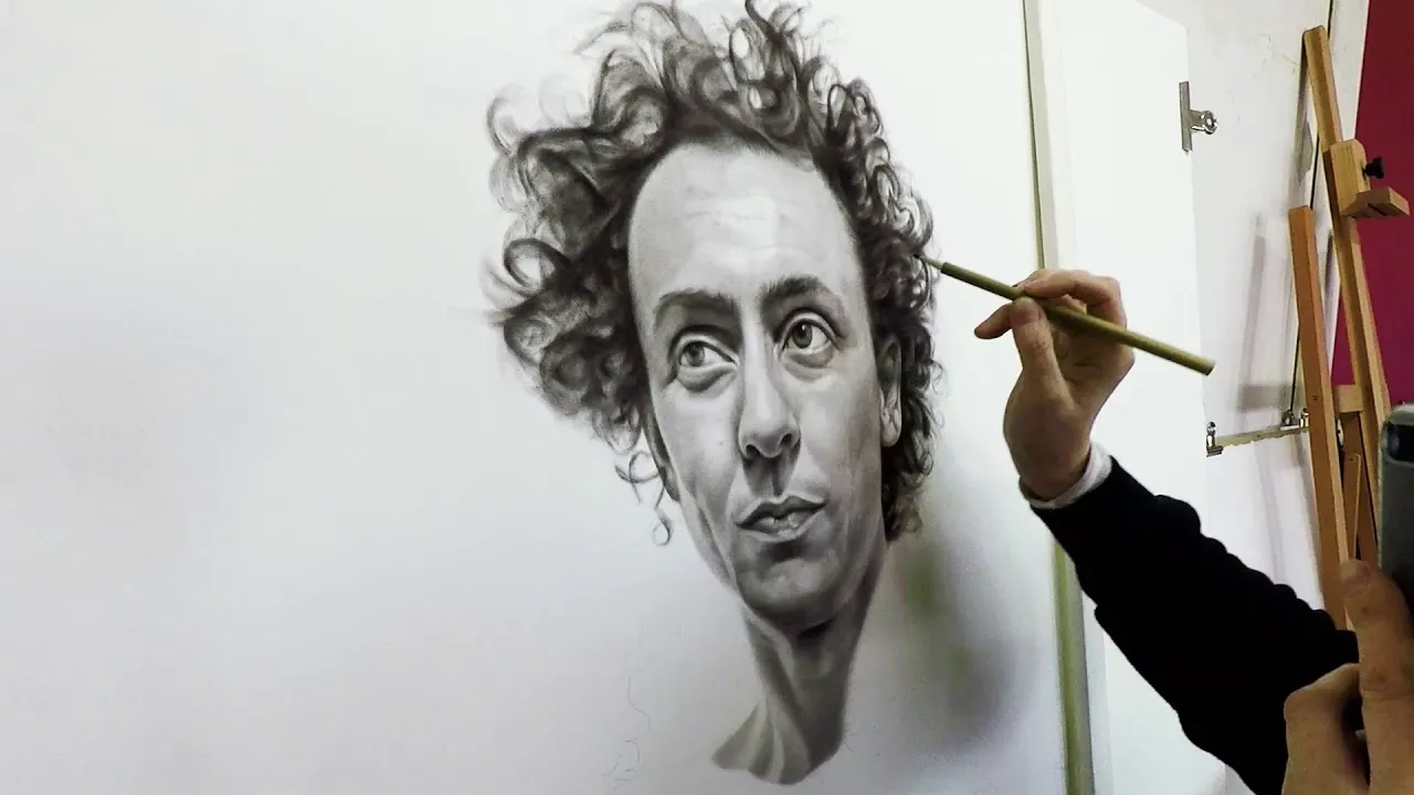 Australian Artist Loves Drawing With Charcoal. This Piece Was Created Using Charcoal And Dry Brushes. Taking One Month To Complete