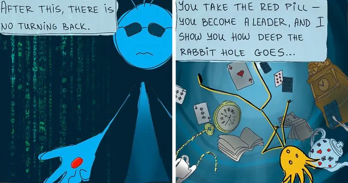 My 12 Comics About Daily Struggles And Lessons From A Leader's Perspective