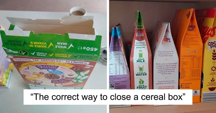 "It's Only Taken Me 40 Years": Woman Is Left Stunned Upon Finding Out How To Close A Cereal Box The Right Way